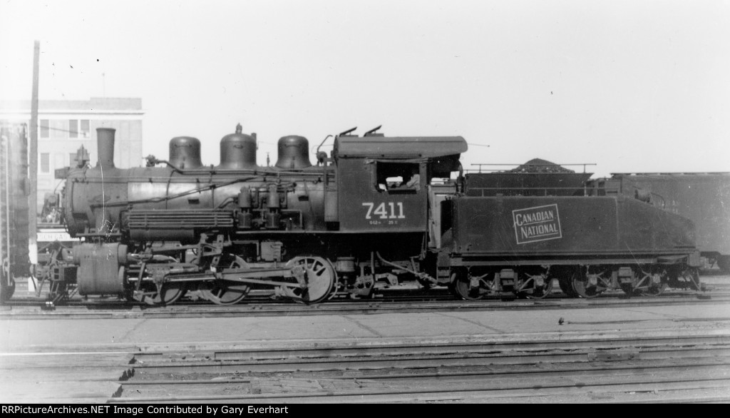 CN 0-6-0 #7411 - Canadian National